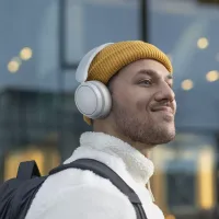 Philips Wireless OverEar Headphones, 65H Playtime, Foldable, Natural Sound, Dynamic Bass TAH5209WT/97
