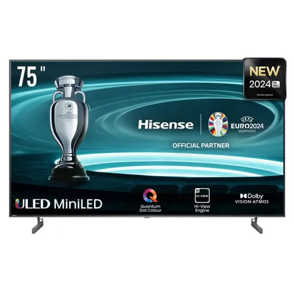 Hisense 75" Smart UHD 4K Mini-LED Quantum ULED TV with Dolby Vision 75U6N-PRO