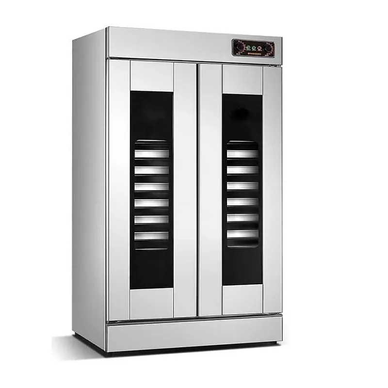 Commercial Dough Prover 32-Tray, 2.8kW High-Capacity Fermentation Cabinet, Industrial Stainless Steel Bread Prover FJ-32