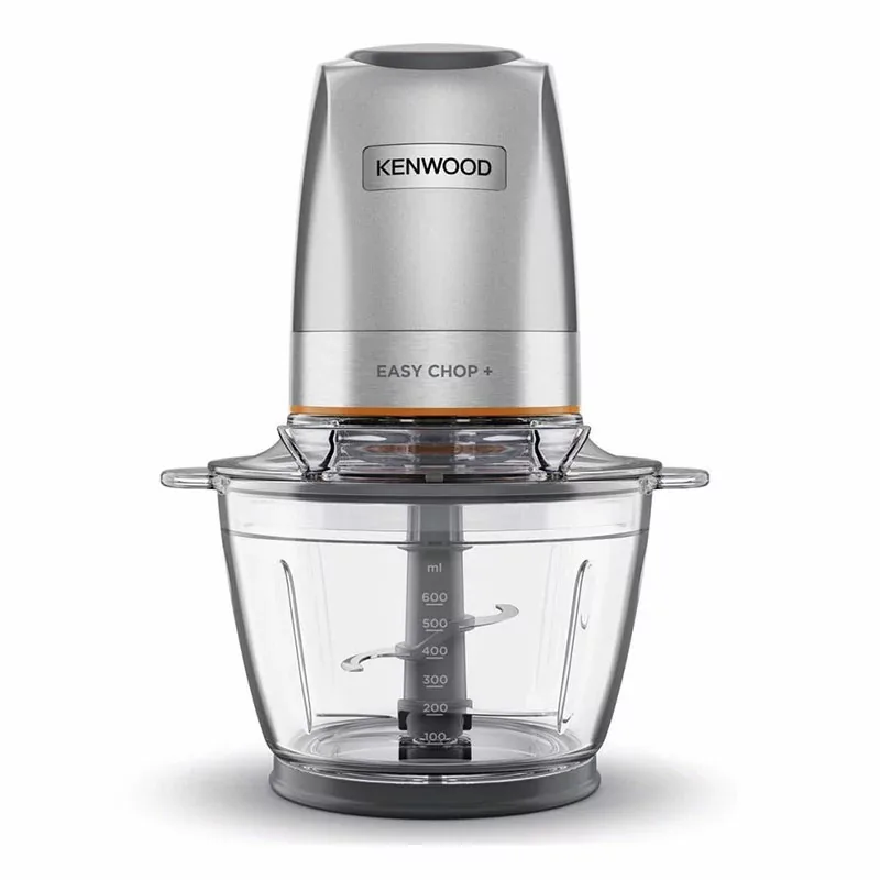 Kenwood Chopper 600ml Plastic Bowl 500w Chp62.400si - Stainless Steel Blades 2 Speed With Pulse Ice Crush Powerful Motor