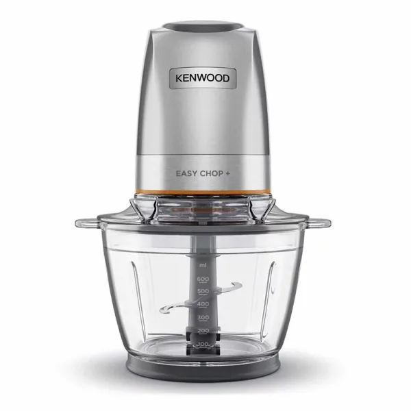 Kenwood Chopper 600ml Plastic Bowl 500w Chp62.400si - Stainless Steel Blades 2 Speed With Pulse Ice Crush Powerful Motor