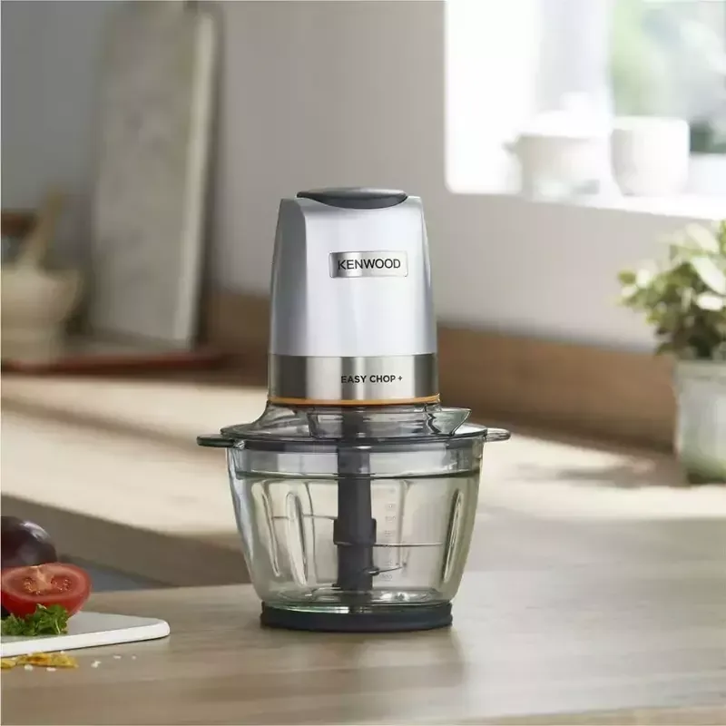 Kenwood Chopper 600ml Plastic Bowl 500w Chp62.400si - Stainless Steel Blades 2 Speed With Pulse Ice Crush Powerful Motor