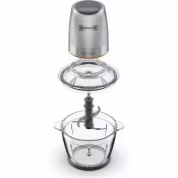 Kenwood Chopper 600ml Plastic Bowl 500w Chp62.400si - Stainless Steel Blades 2 Speed With Pulse Ice Crush Powerful Motor