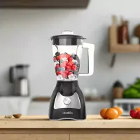 Decakila Blender 1.5l Plastic Jug with Stainless Steel Blades 500w Kejb043b Two speeds with pulse function Plastic jug Non-slip design