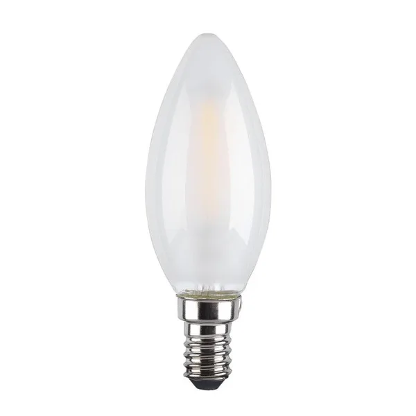 Tronic Candle Frosted Filament LED 4 Watts Warm White E14 (Small Screw) Bulb