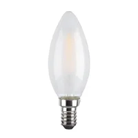 Tronic Candle Frosted Filament LED 4 Watts Warm White E14 (Small Screw) Bulb